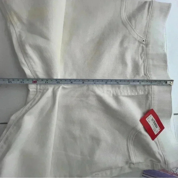 SPANX Distressed Skinny Jean‎ Sz L White - Picture 12 of 14